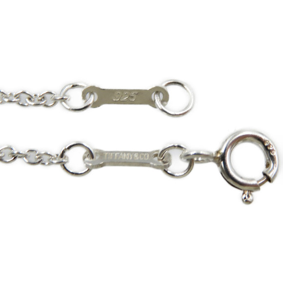 TIFFANY Elsa Peretti Open Heart Silver 925 Necklace - Picture 5 of 6